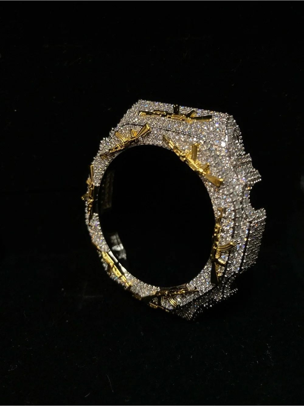 ✨ Moissanite G-Shock Ak47 Upgrade Bezel 💎 GRA Certificate Included ✨